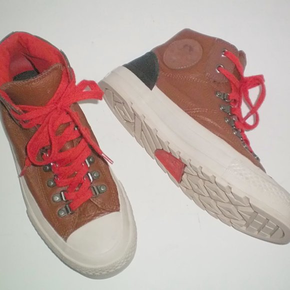 Converse 149384C Chuck Taylor Leather Street Hiker High Top Unisex - Picture 1 of 5